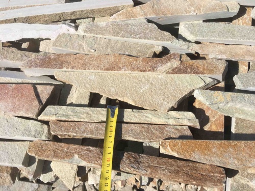 Горбушка златолит золотистый для облицовки купить в Заречныом