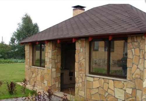 Плитняк златолит жёлтый для фасада 1,5-3 см купить в Заречныом