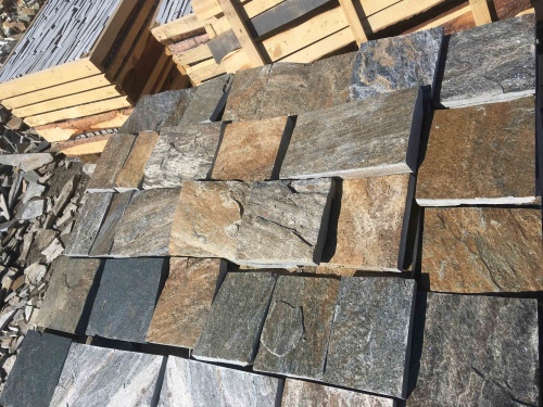 Плитка пилёная златолит Уральский для фасада купить в Заречныом