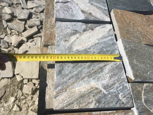 Плитка пилёная златолит Уральский для фасада купить в Заречныом