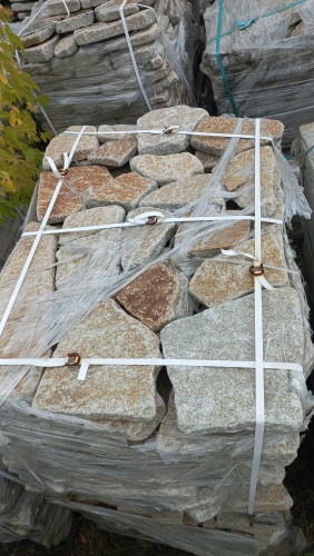 Плитняк галтованный гранитный для ландшафтного дизайна купить в Заречныом