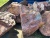 Валуны ландшафтные красно-фиолетовые
